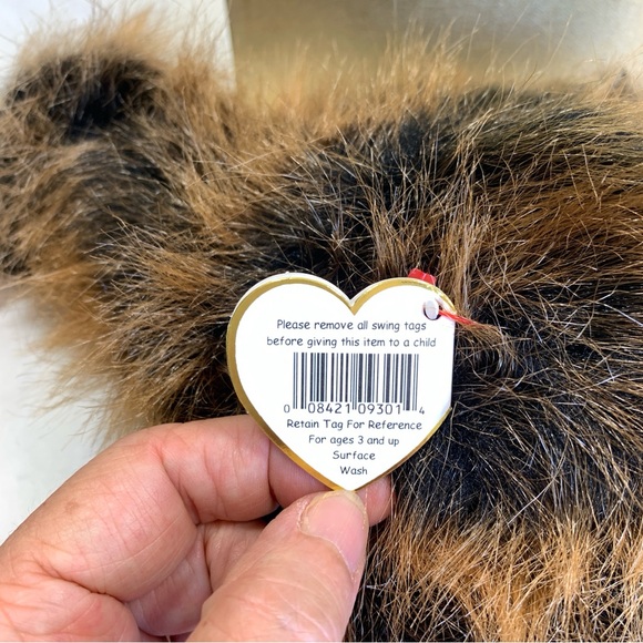 Vintage Ty ❤️Beanie Buddy Beak Kiwi Bird large Plush Stuffed Animal 10” - Picture 9 of 11